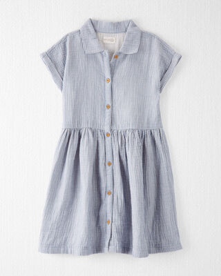 Product image 1 of Kid Organic Cotton Gauze Striped Dress
