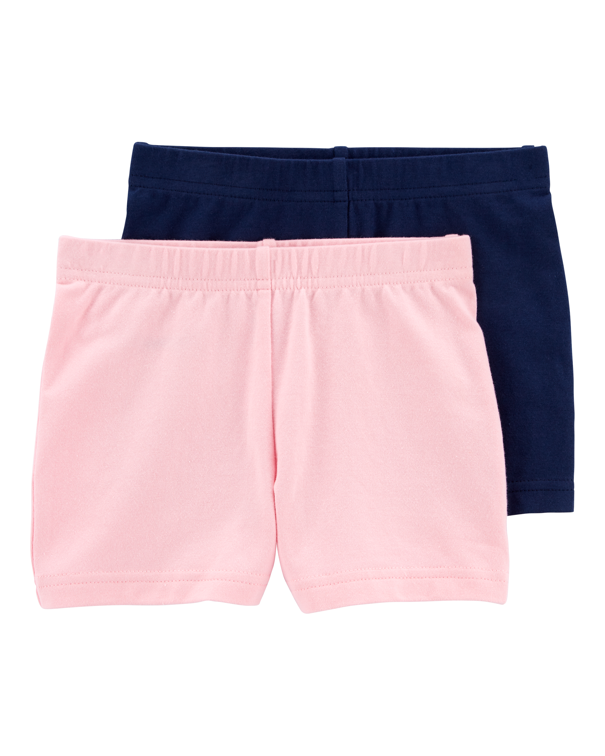 Toddler 2-Pack Pink/Navy Bike Shorts