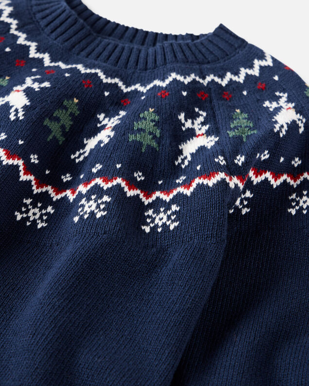 Product image 2 of Toddler Fair Isle Organic Cotton Sweater