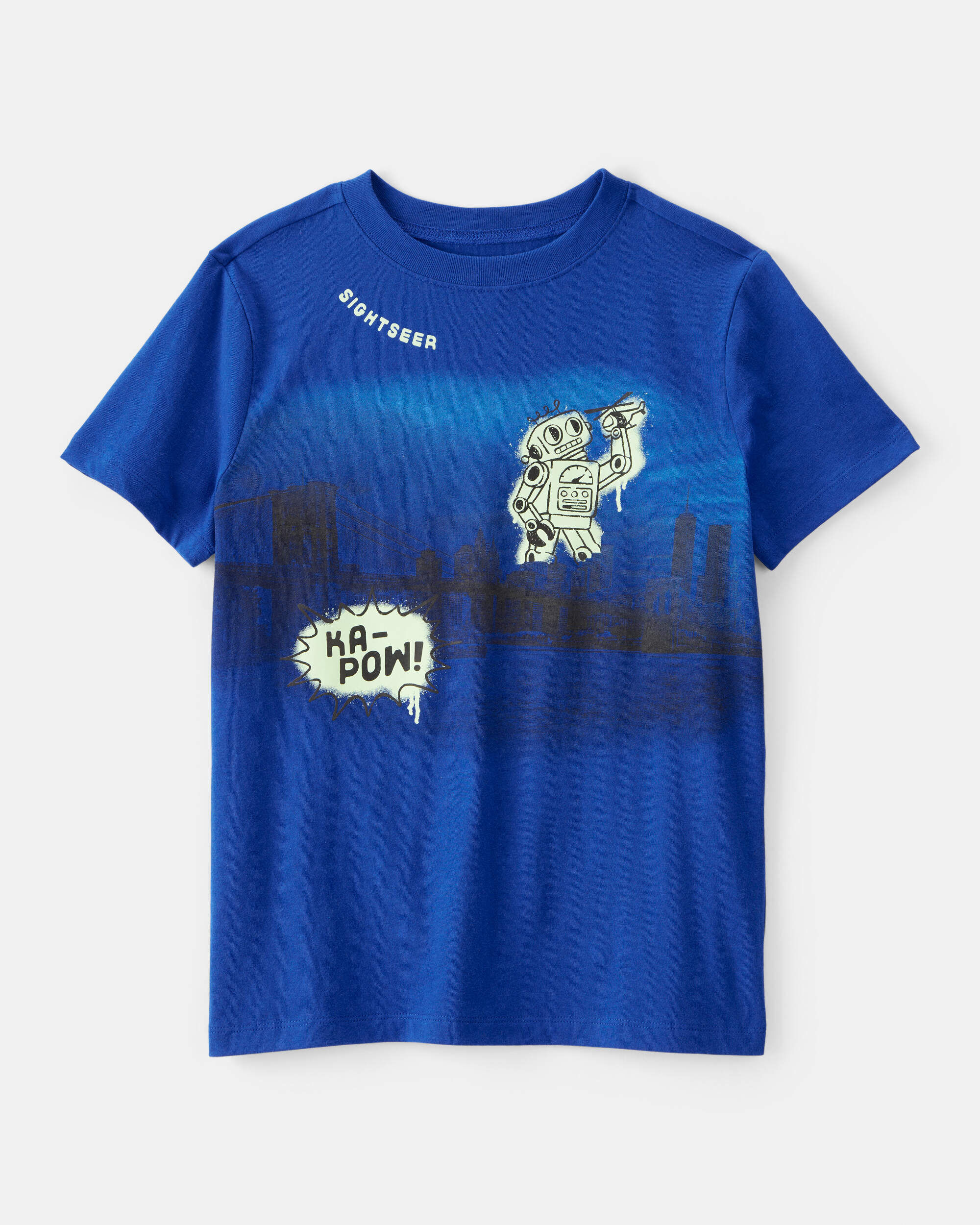 Carters Boys Robot Graphic Tee - Blue XL Sapphire 6$