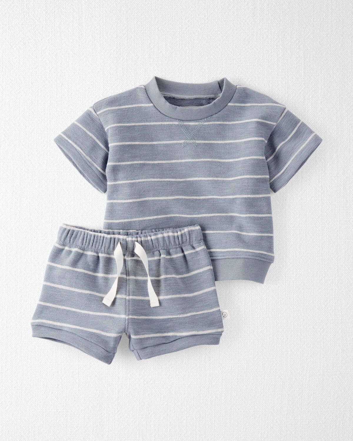 Luna Light Blue Two-Piece Baby Set