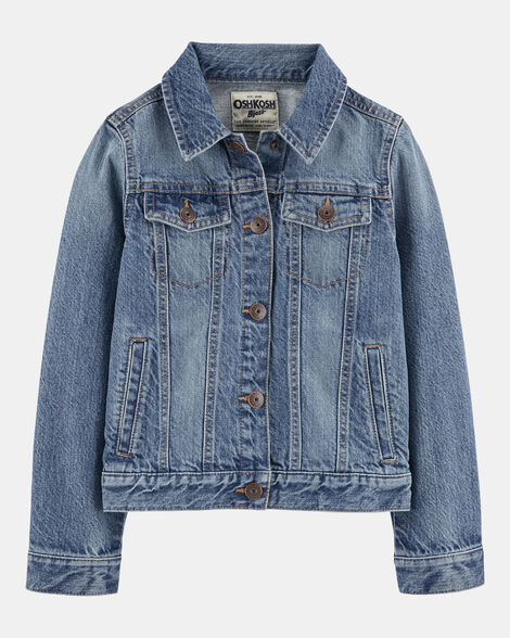 Girls Denim Jacket - Medium Wash