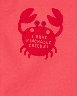 Product image 2 of Baby Pinchable Cheeks Crab Bodysuit