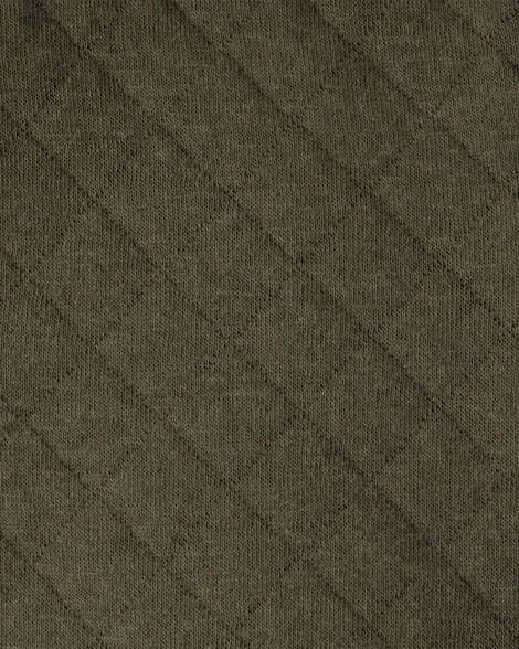 Product image 2 of Baby Quilted Snap-Up Hoodie - Olive