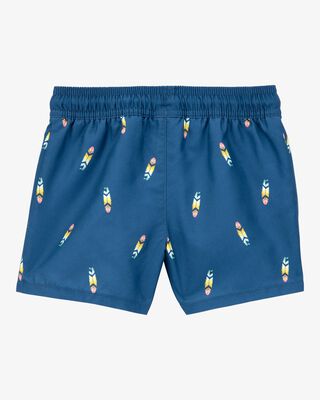 Product image 2 of Toddler Surfboard-Print Pull-On Swim Trunks
