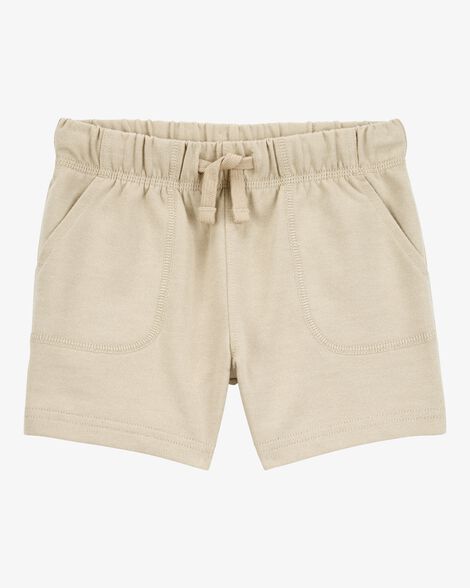  Product image 1 of Toddler Pull-On French Terry Shorts - Khaki