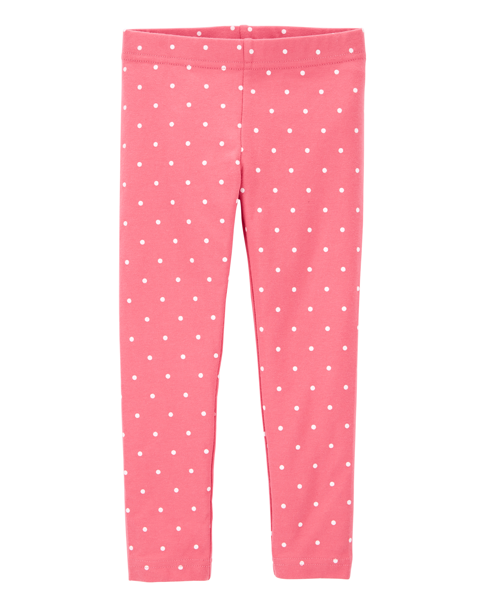 Toddler Cotton Polka Dot Stretch Leggings