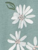 Green - Baby Floral Button-Front Jumpsuit - Green, Selected