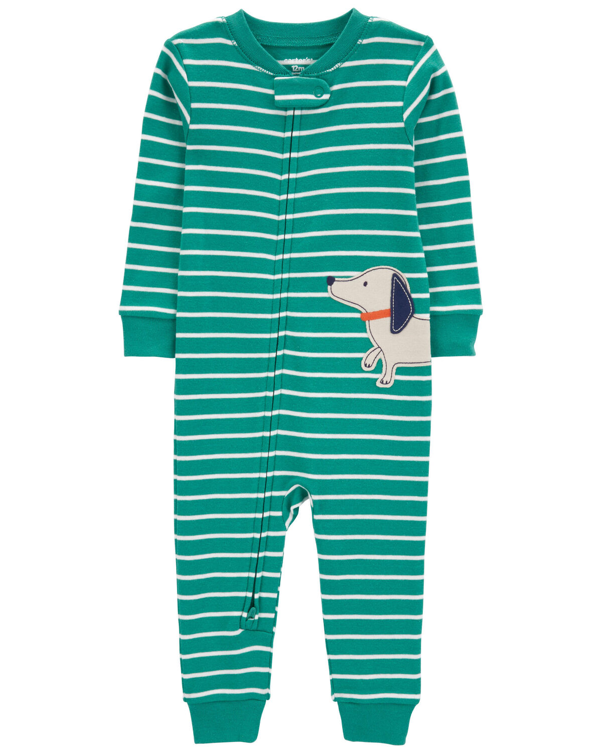 Toddler 1-Piece Dog 100% Snug Fit Cotton Footless Pajamas 