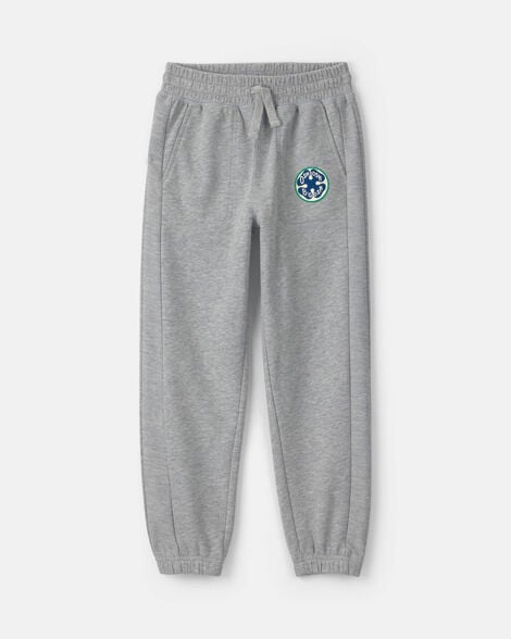 Boys French Terry Joggers - Grey
