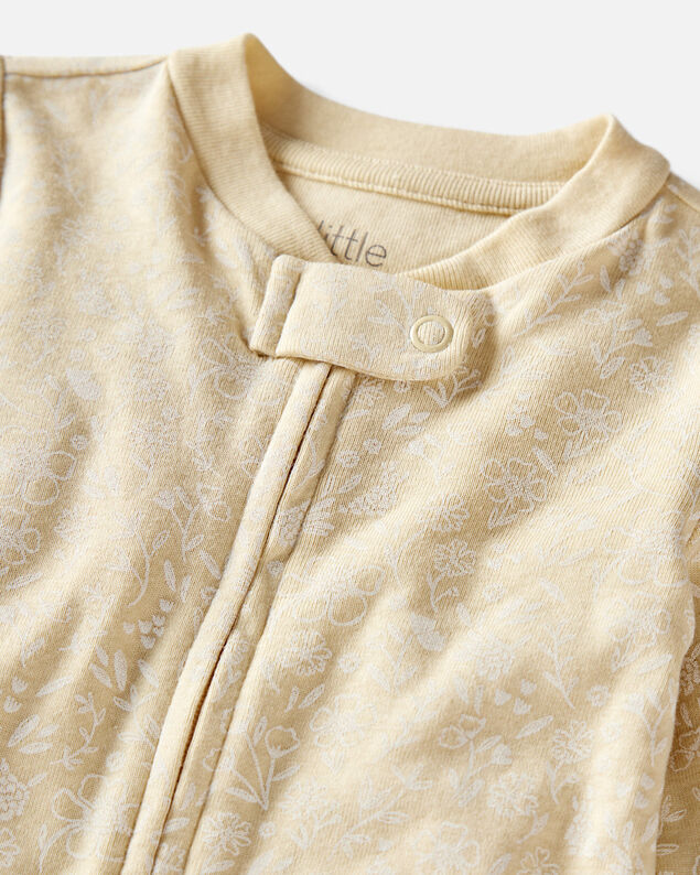 Product image 2 of Baby Organic Cotton Floral Sleep & Play Pajamas