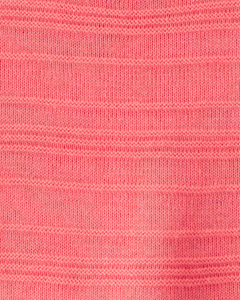 Product image 3 of Girls Long-Sleeve Sweater - Coral