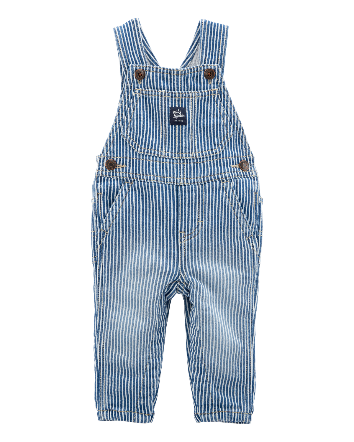 Toddler Hickory Stripe Overalls - OshKosh | Carter's