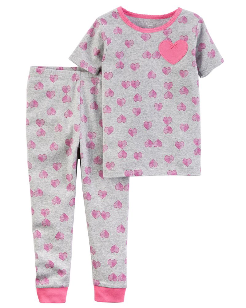 2 Piece Certified Organic Snug Fit Cotton Pjs Carters Com