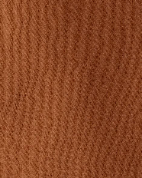Product image 2 of Toddler Boy Solid Fleece Long-Sleeve Hoodie - Brown