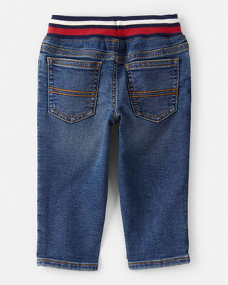 Product image 2 of Baby Boy Varsity Waistband Denim Jeans