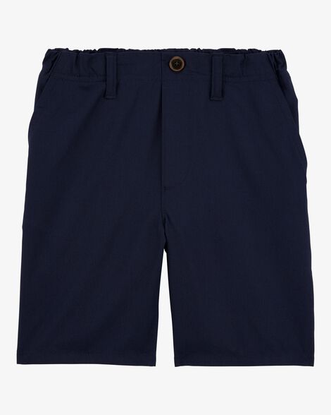  Product image 2 of Kid 3-Pack Active Pull-On Uniform Shorts - Navy