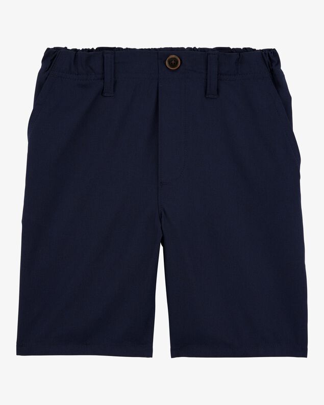 Product image 1 of Boys Active Pull-On Uniform Shorts - Navy