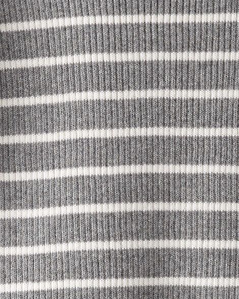  Product image 3 of Toddler Organic Cotton Ribbed Sweater Knit Set in Stripes