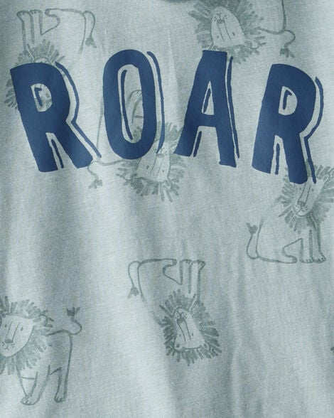 Product image 3 of Toddler 2-Piece Roar Dinosaur Hooded Tee & Jogger Pant Set