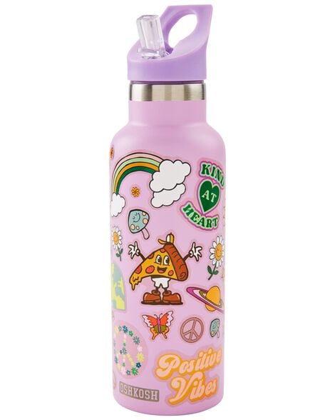  Product image 2 of OshKosh Stainless Steel Water Bottle With Sticker Pack