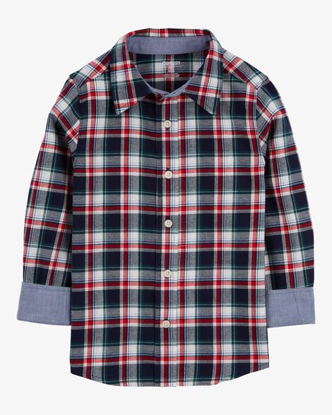  Product image 1 of Kid Plaid Button-Front Shirt