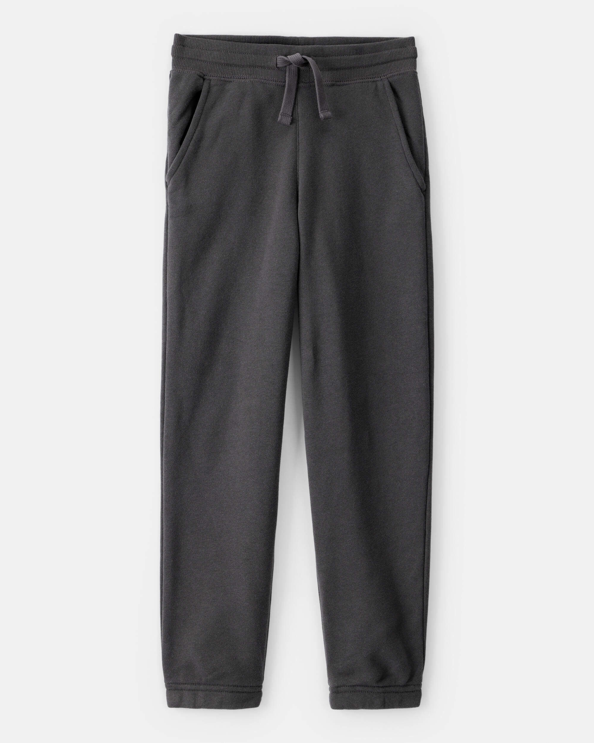 Kid Pull-On Drawstring Joggers - Dark Grey - Carter's | Carter's
