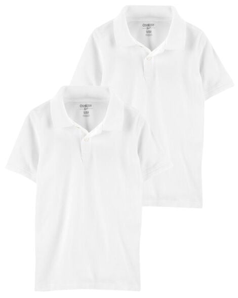  Product image 1 of Kid 2-Pack Pique Cotton Uniform Polos