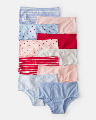 Girls 7-Pack Boyshort Underwear