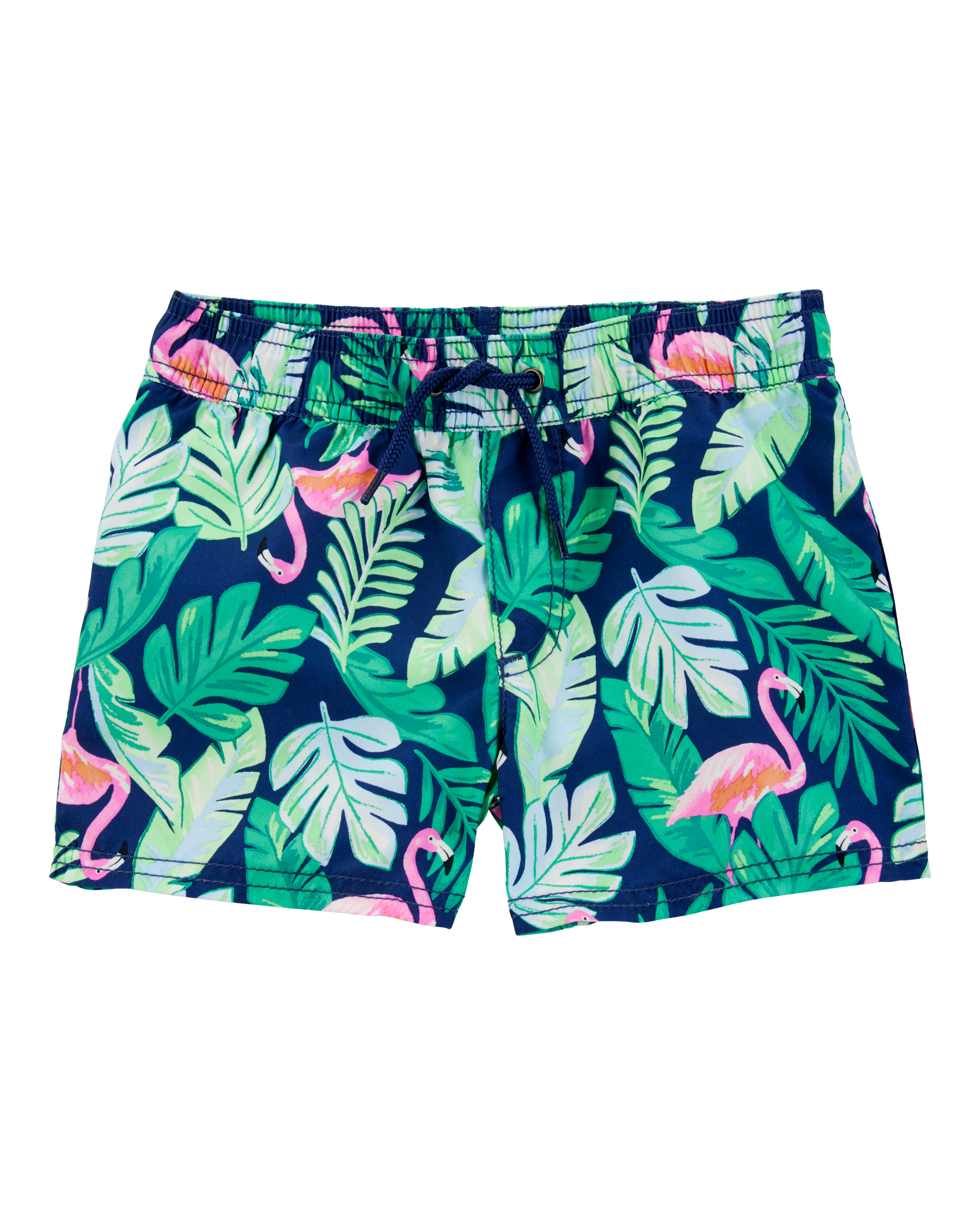Toddler Boy Tropical Print Swim Trunks