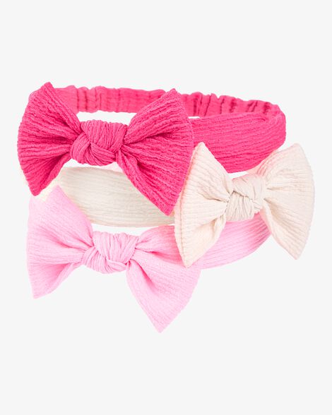  Product image 1 of Baby 3-Pack Headwraps - Pink