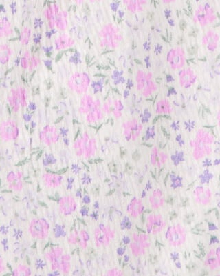 Product image 2 of Baby 2-Piece Floral Jumpsuit & Headwrap - Purple