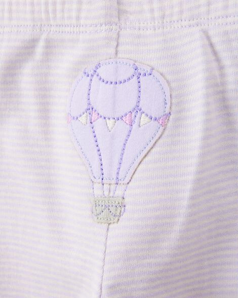  Product image 2 of Baby Girl 3-Piece Hot Air Balloon Little Character Set® - Purple