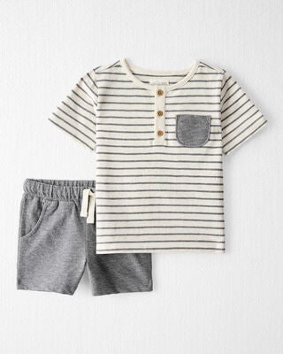 Product image 1 of Toddler 2-Piece Shorts Set Made With Organic Cotton