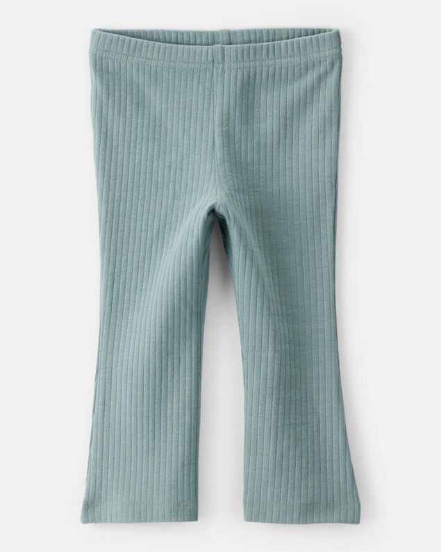 Product image 1 of Baby Girl Cotton Flare Leggings - Green
