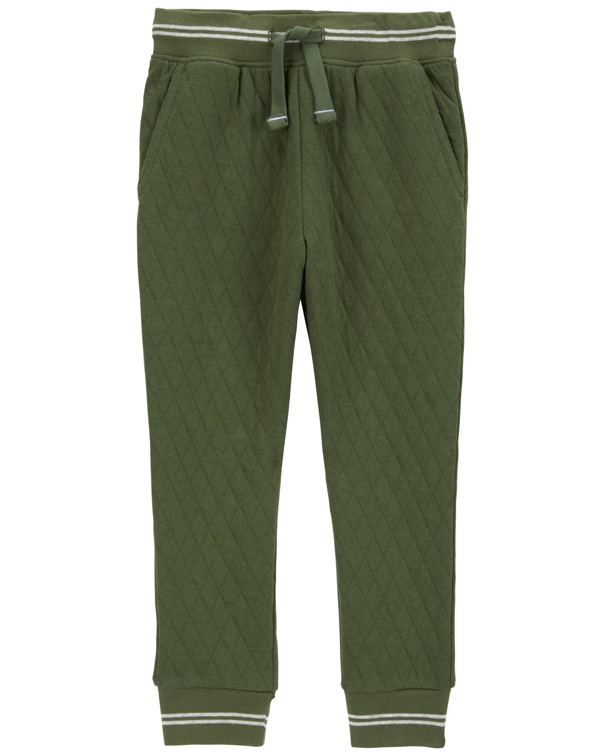 Toddler Solid Cotton Blend Pants Green OshKosh Carter s