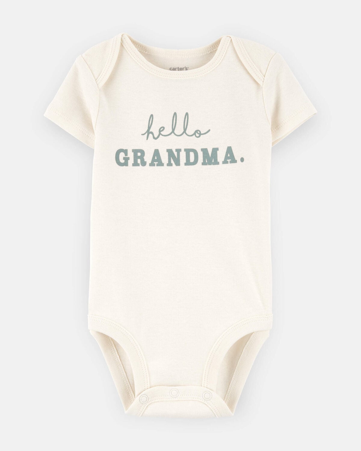 Baby Hello Grandma Announcement Bodysuit - Carter