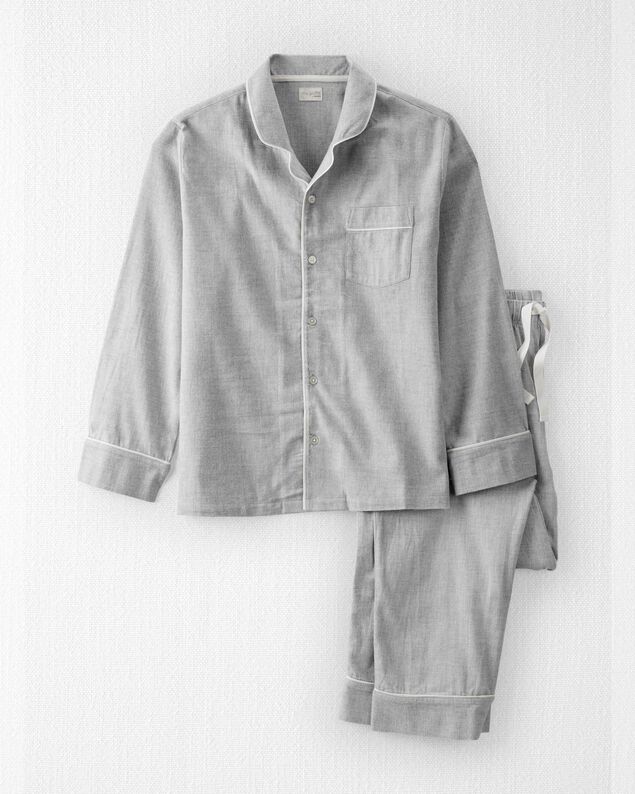 Product image 1 of Adult  Women's Organic Cotton Button-Front Pajamas Set
