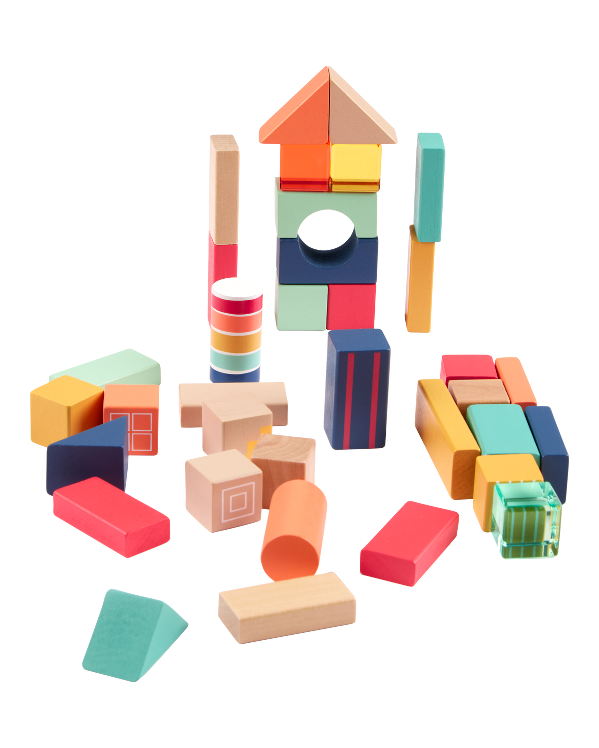 Toddler Wooden Activity Stacking Block Set Carter s Carter s