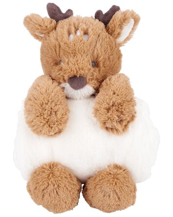 Reindeer Plush Stuffed Animal & Blanket Set