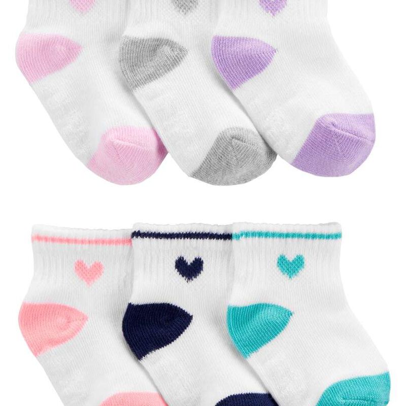 Multi Baby 6Pack Crew Socks