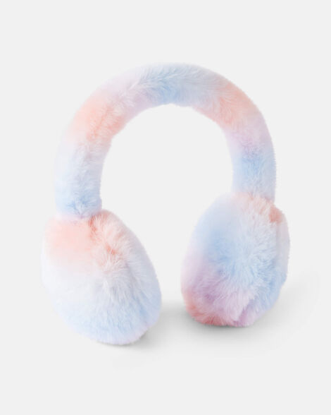 toddler girl ombre earmuff - purple/blue