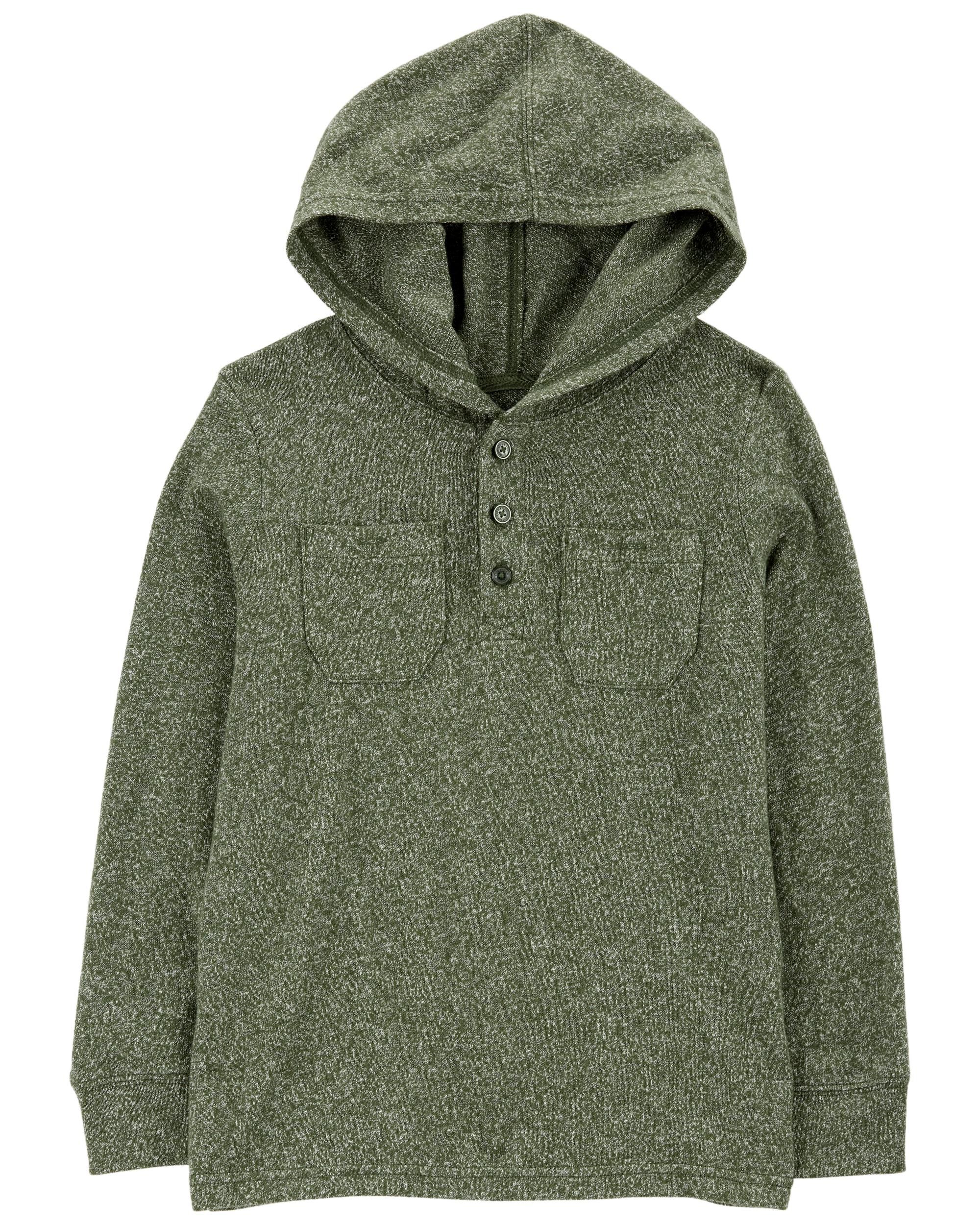 Kid Colorblock Fleece Pullover - Green - OshKosh | Carter's