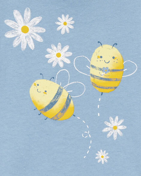  Product image 2 of Toddler Girl Bumble Bee Short-Sleeve Graphic Tee - Blue