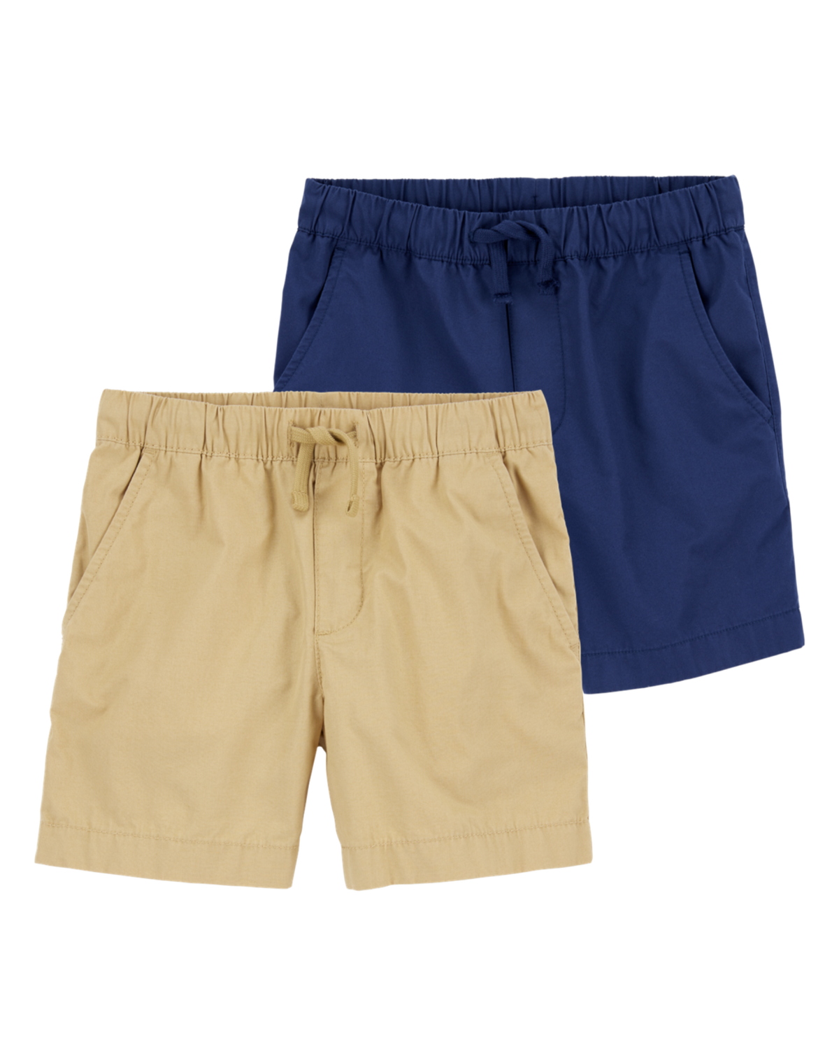 Kid 2-Pack Pull-On Poplin Shorts | Carter's