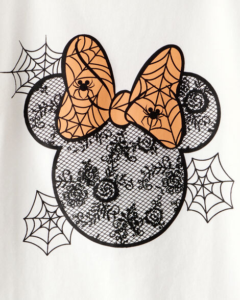 Toddler Girl Disney© Minnie Mouse Halloween Short-Sleeve Graphic Tee - Ivory