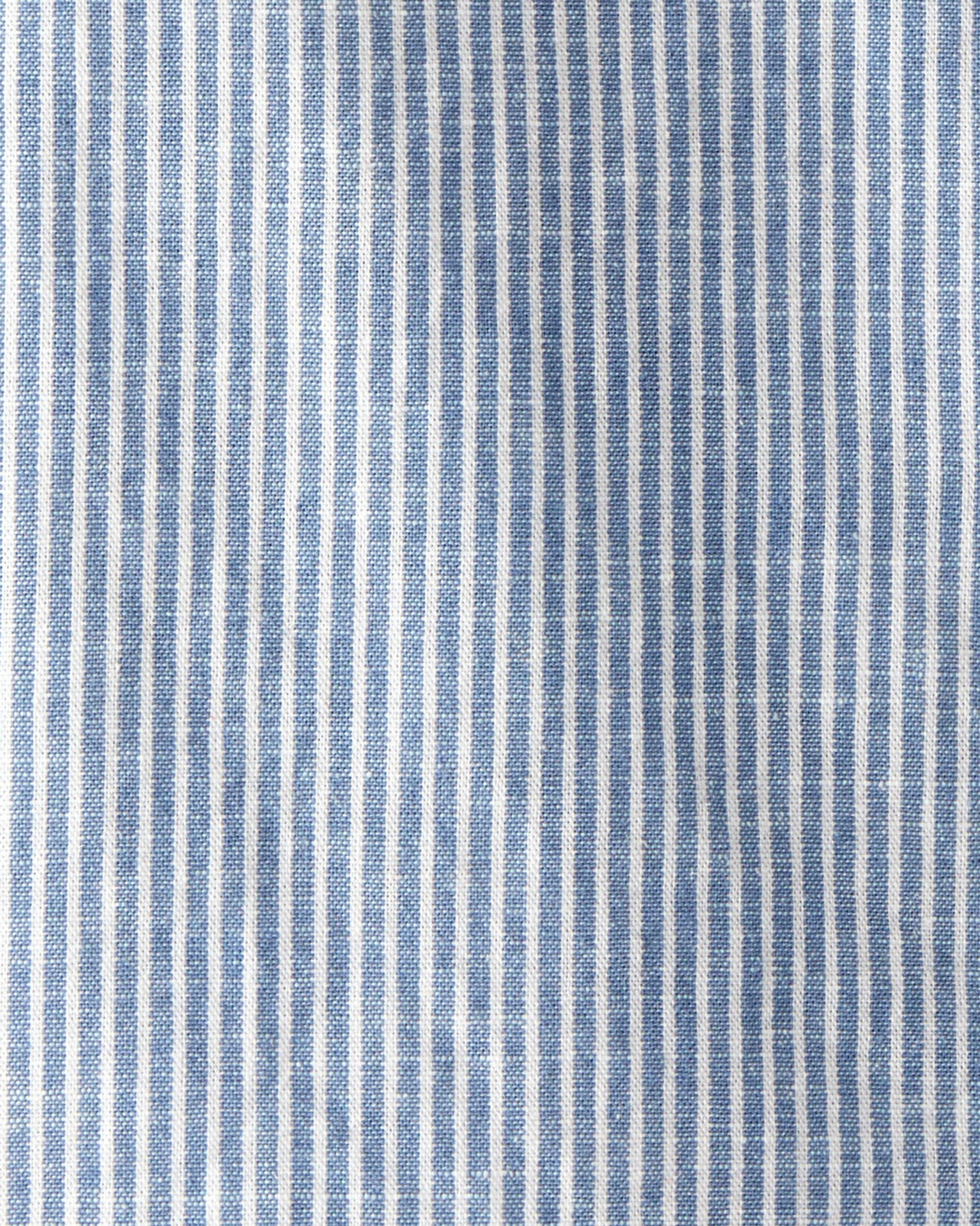 Toddler Boy Button-Front Shirt Made with Organic Cotton