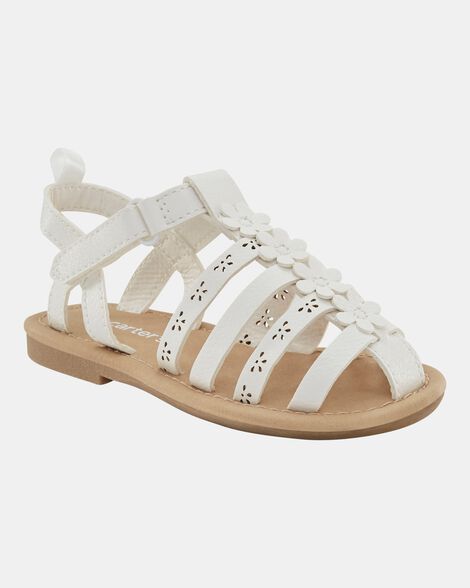 toddler casual sandals - white