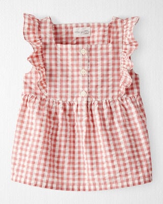 Product image 1 of Toddler Gingham Top Made With Organic Cotton
