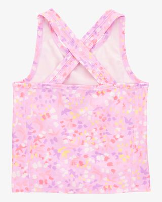 Product image 2 of Kid Floral Active Racerback Tank - Purple